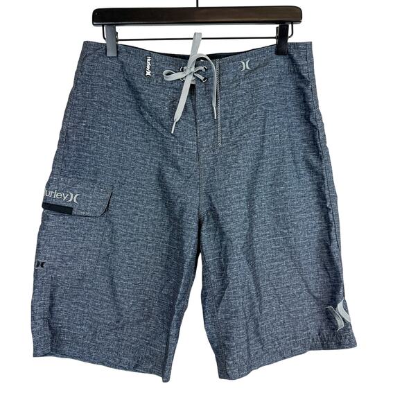 Hurley for Buckle Swim Board Shorts Gray Outseam 22” Mens - 30 - Picture 1 of 7